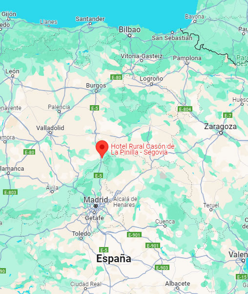 Ubicación Casón de la Pinilla - Pueblo Inglés